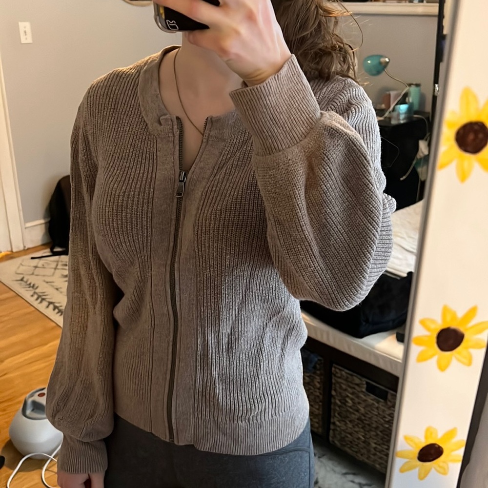 Zip up sweater